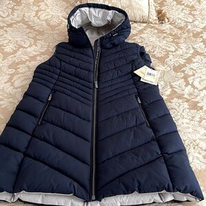 Michael Kors navy blue sleeveless jacket! Brand  new with tags!